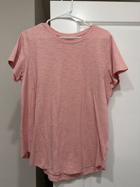 Old Navy Light Pink Short-Sleeve Crew Tee